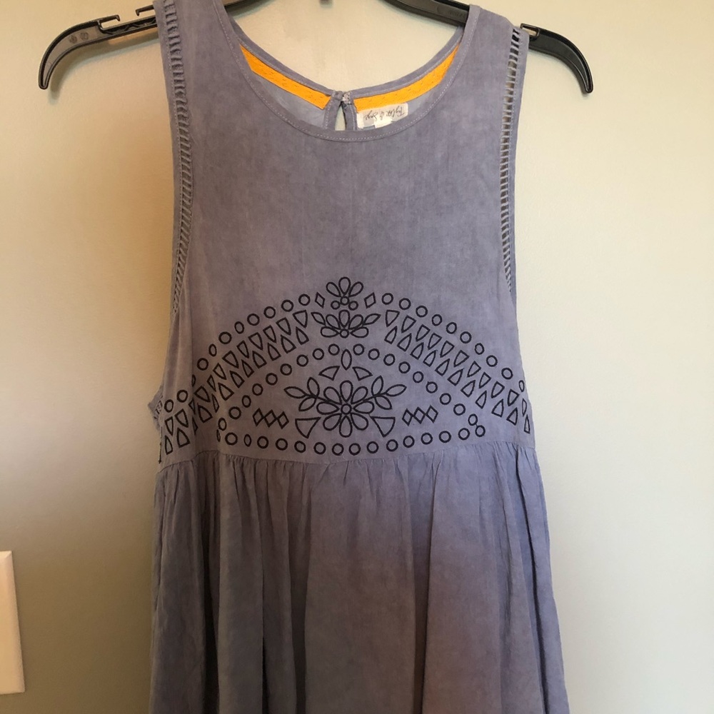 Blue tank top